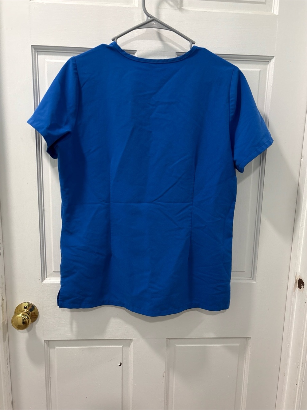 Figs Women’s Casma Scrub Top Size Small Royal Blue Technical Collection EUC - Picture 6 of 7